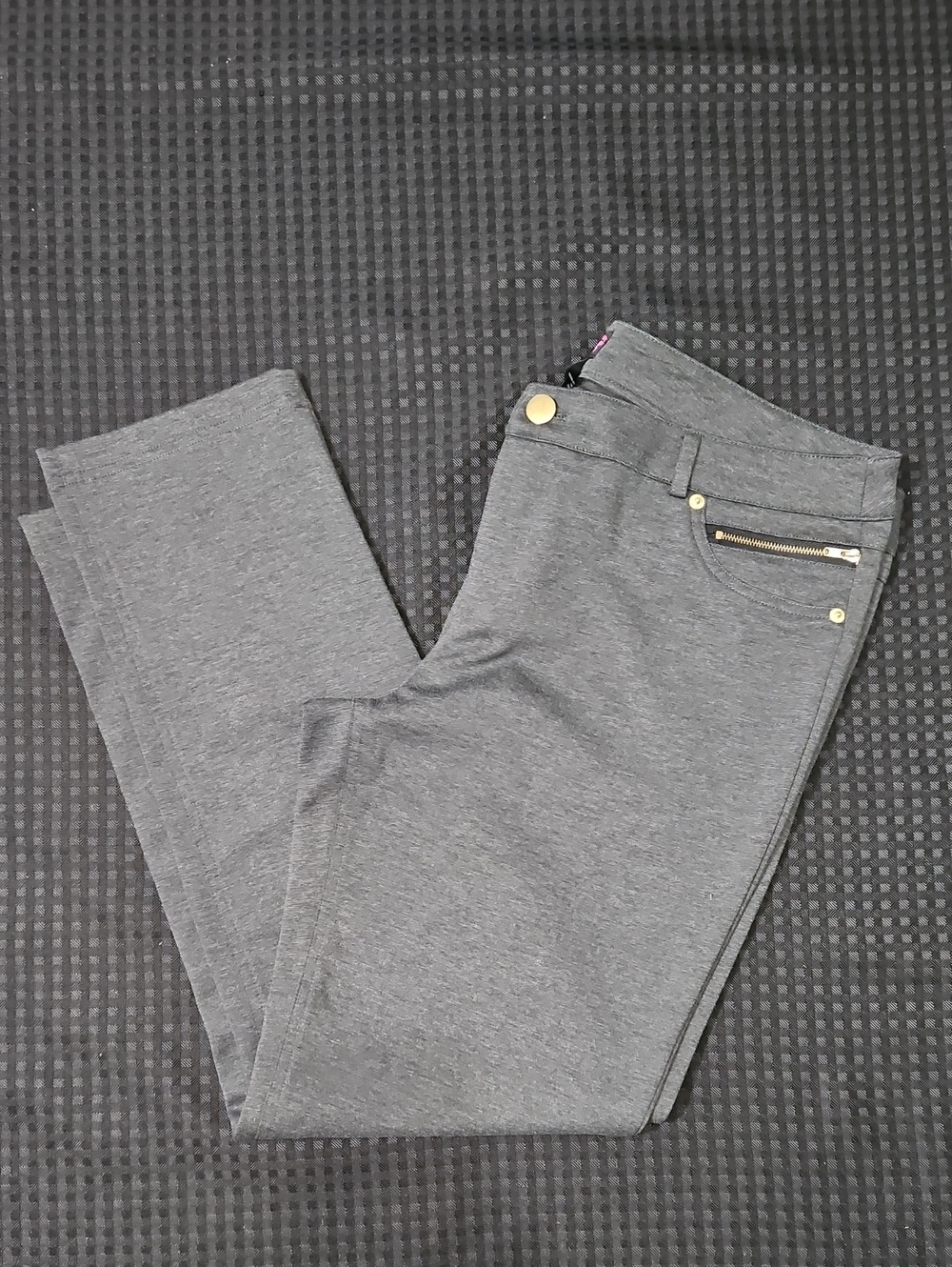 Flirtatious, Heather Grey, Pants, Stretch, Comfortable, Work, Casual, Size XL